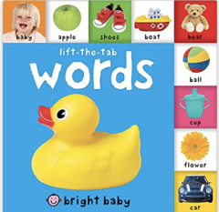 Bright Baby Lift-the-Tab: Words